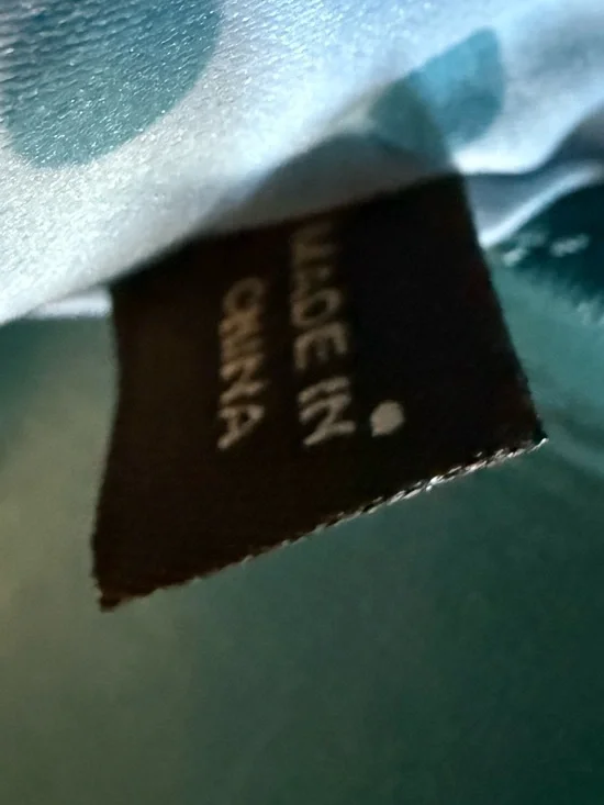 Coach Madeline leather fold over turn lock teal blue clutch - Picture 14 of 14